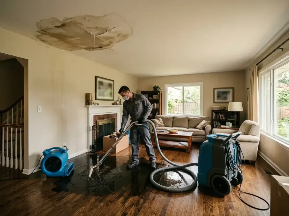 attic-pipe-burst-ceiling-drip-008 — frequently asked questions, Water Damage Restoration & Carpet Care in West Newton, PA